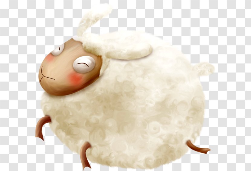 Sheep Cattle Wool Farm Animal - Stuffed Toy - White Transparent PNG