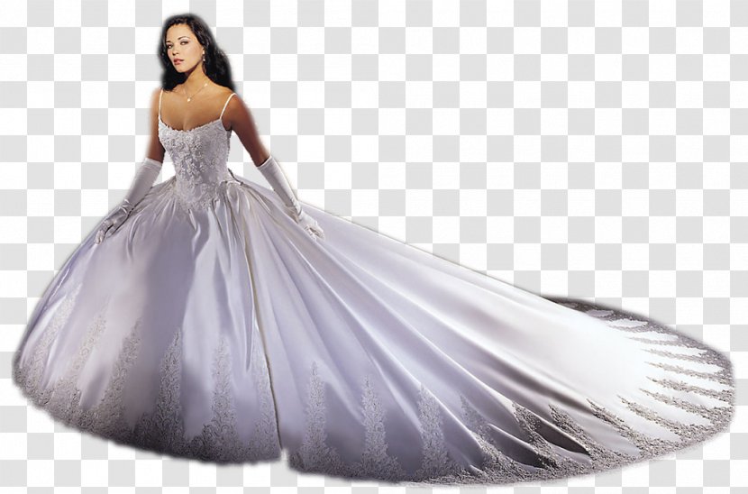 Wedding Dress Bride Woman Fashion - Flower Transparent PNG