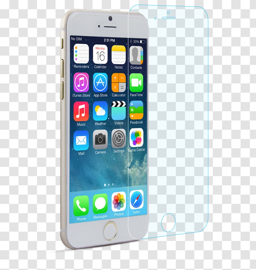 IPhone 5s 4 6S Apple - Iphone - Tempered Transparent PNG