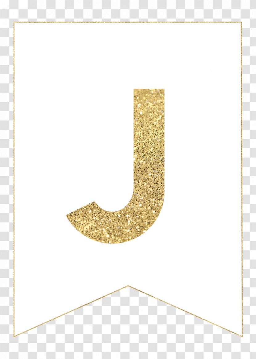 Banner Letter Message Symbol - Birthday - Gold Transparent PNG