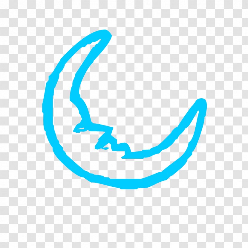 Simple Cartoon Moon Clip Art Transparent Backgroun - Text - Logo Transparent PNG