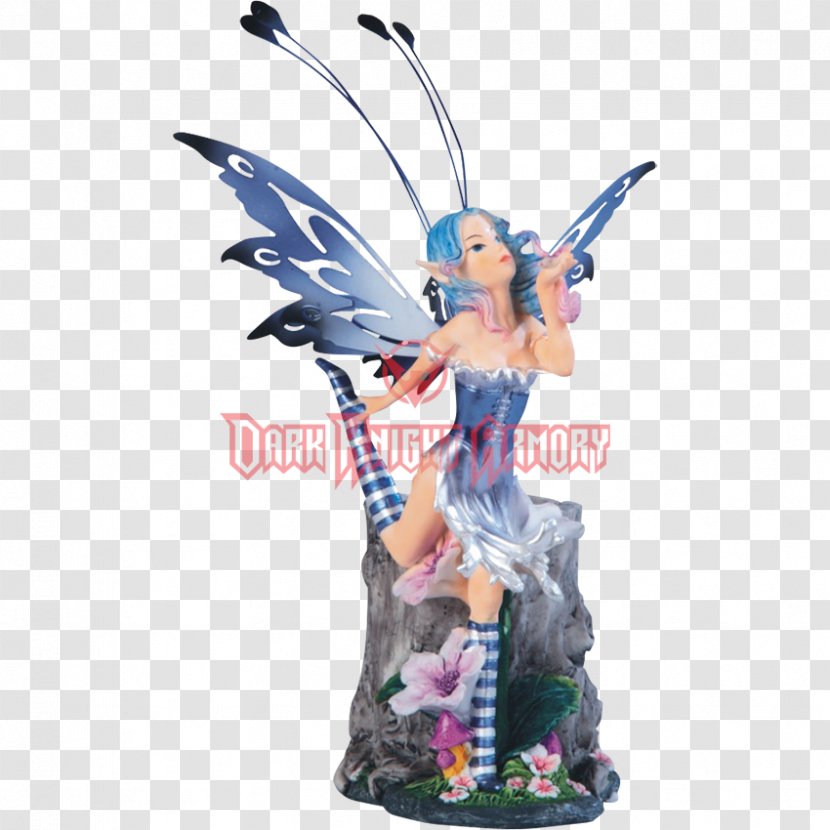 The Fairy With Turquoise Hair Figurine Statue Sculpture - Toy Transparent PNG