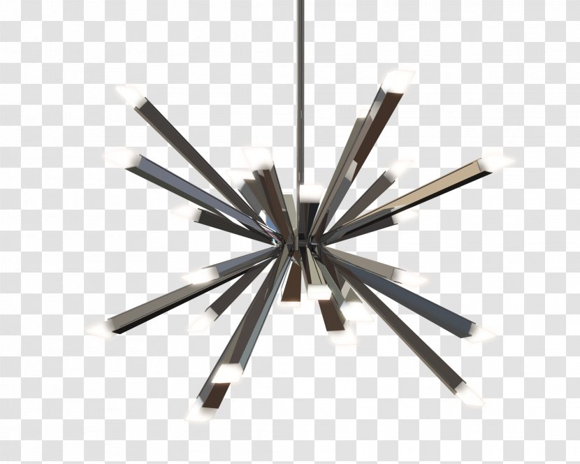 Light Fixture LED Chandelier Lighting - Starburst Dl Transparent PNG