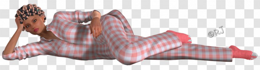 Thumb Tartan Shoe - Arm - Pajama Party Transparent PNG