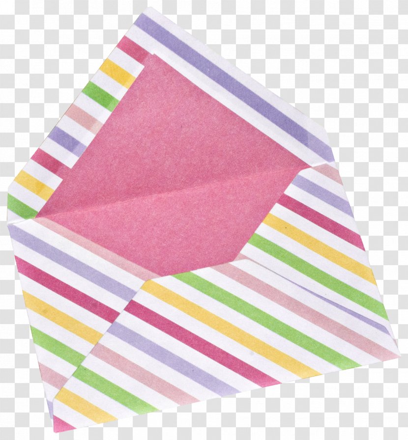 Paper Envelope Computer File - Color Stripe Transparent PNG