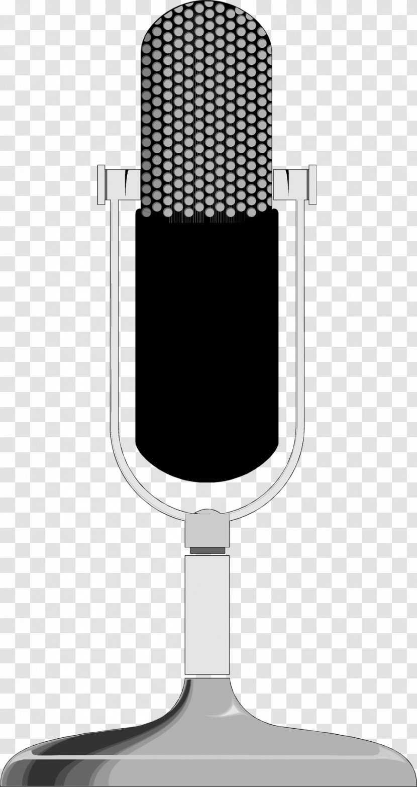 Microphone Stands Drawing - Silhouette Transparent PNG
