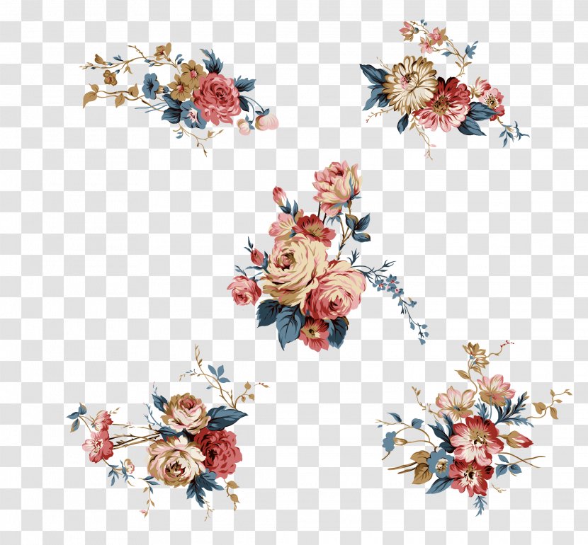Tattoo Flower Drawing - Plant - Classical Hand-painted Flowers Transparent PNG