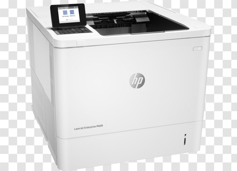 Hewlett-Packard HP LaserJet Enterprise M608 Laser Printing Printer - Hp Laserjet - Hewlett-packard Transparent PNG