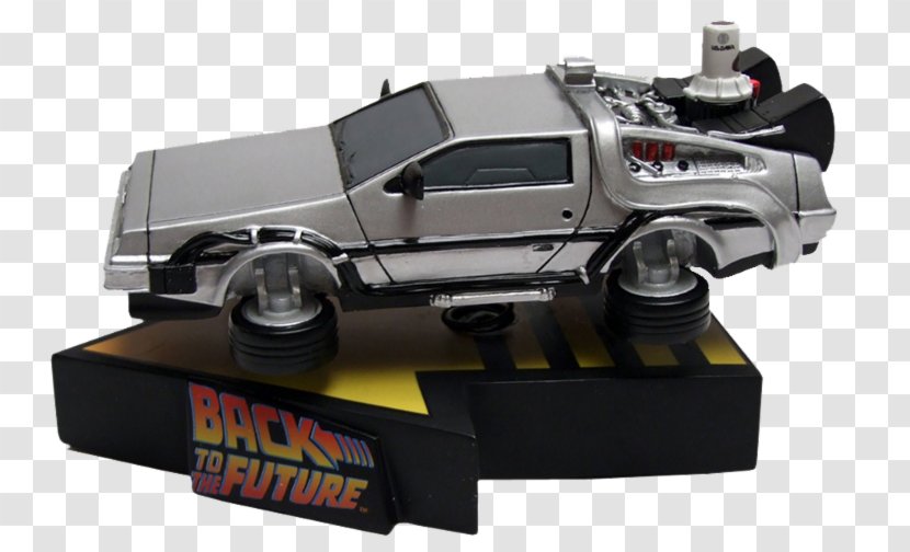 Biff Tannen Dr. Emmett Brown DeLorean Time Machine Back To The Future Hot Wheels - Car Transparent PNG