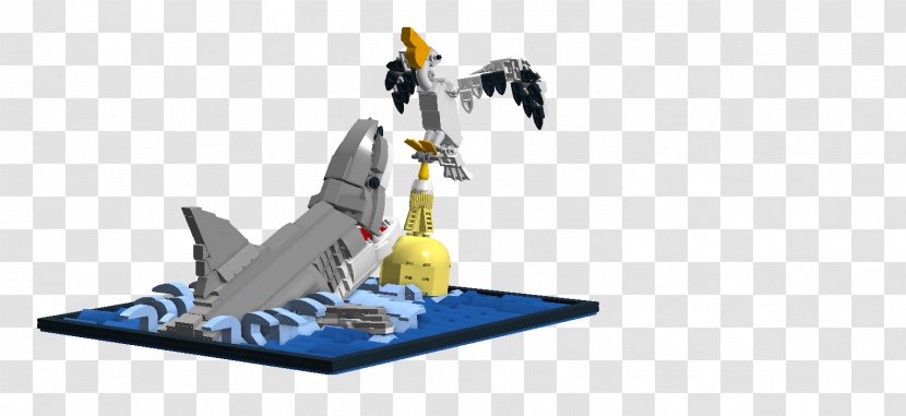 Toy Lego Digital Designer Minifigure Shark - Pelican Transparent PNG