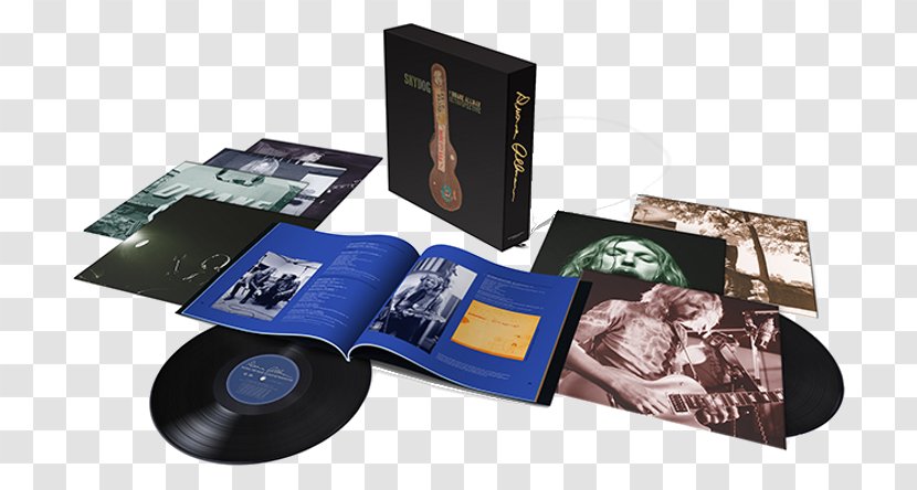 Skydog: The Duane Allman Retrospective LP Record Phonograph Musician Box Set - Flower - Brothers Band Transparent PNG