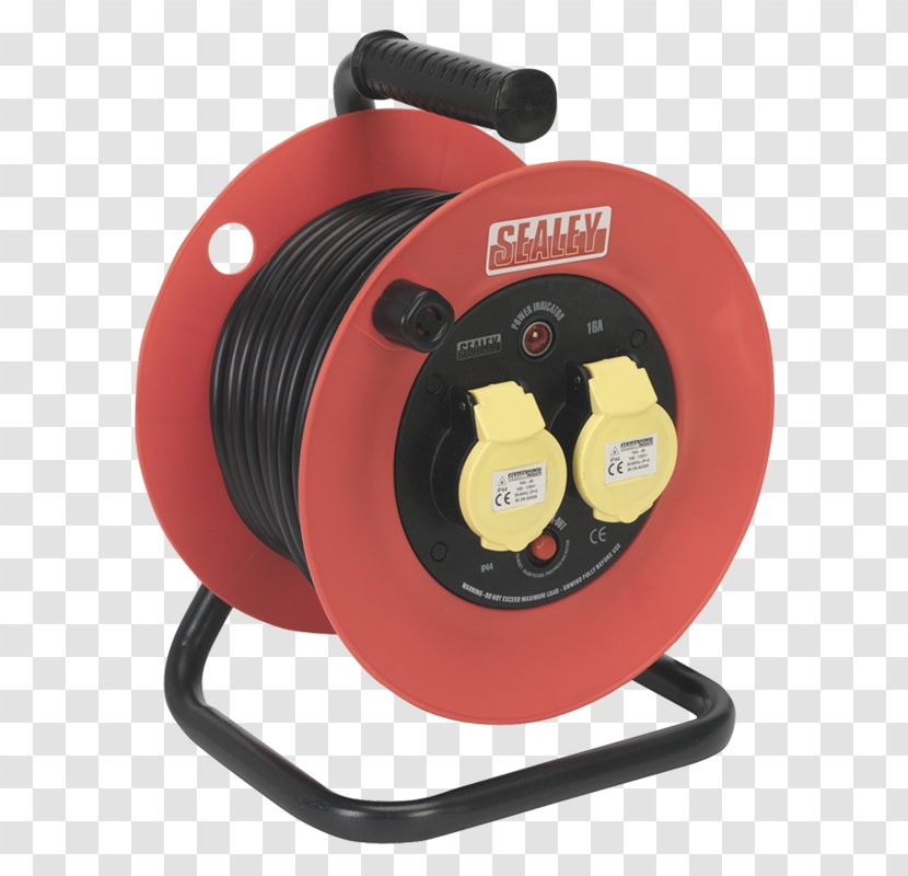Cable Reel Extension Cords Mains Electricity Electrical AC Power Plugs And Sockets - Surge Protector - Electric Light Transparent PNG