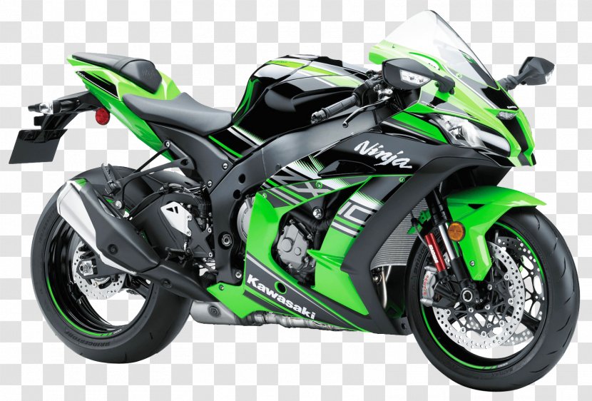 FIM Superbike World Championship Kawasaki Ninja ZX-10R ZX-14 Motorcycles - Rim - Green Motorcycle Bike Transparent PNG