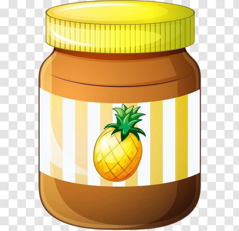 Fruit Preserves Pineapple Clip Art - Royaltyfree - Canned Transparent PNG