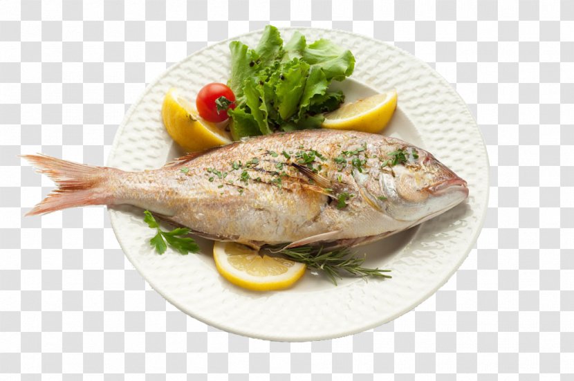 Fried Fish Seafood As Food Health - Platter - Grill Transparent PNG