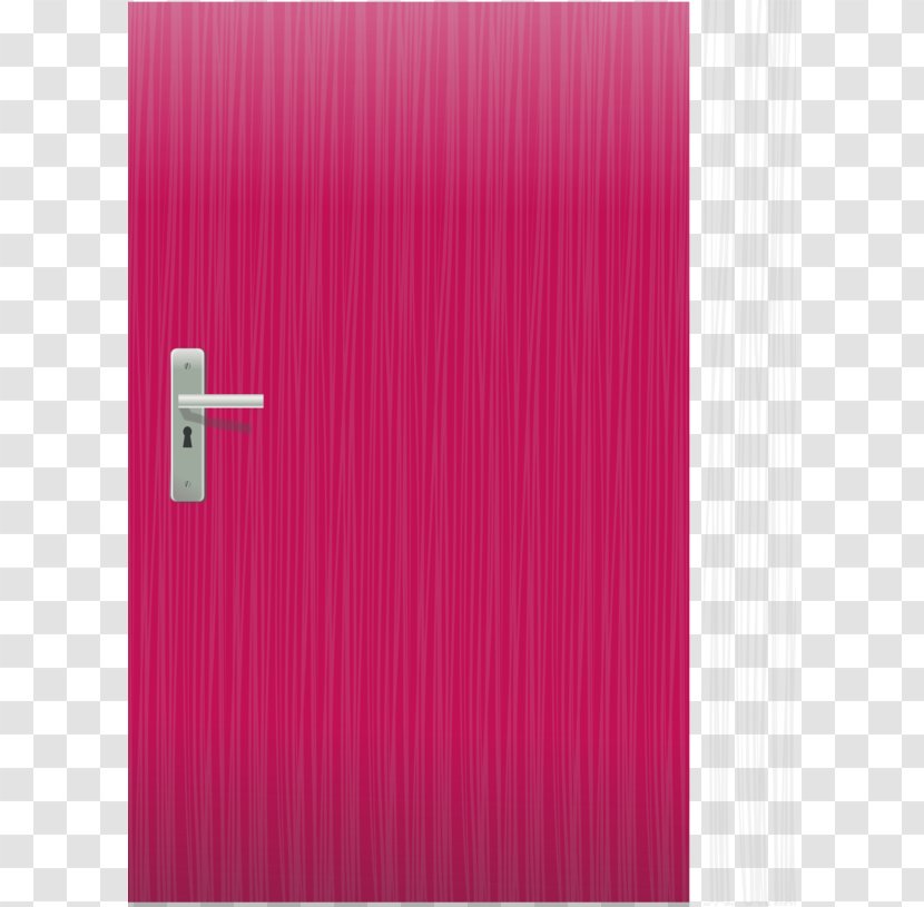 Door Free Pink Clip Art - Color - Rectangle Cliparts Transparent PNG