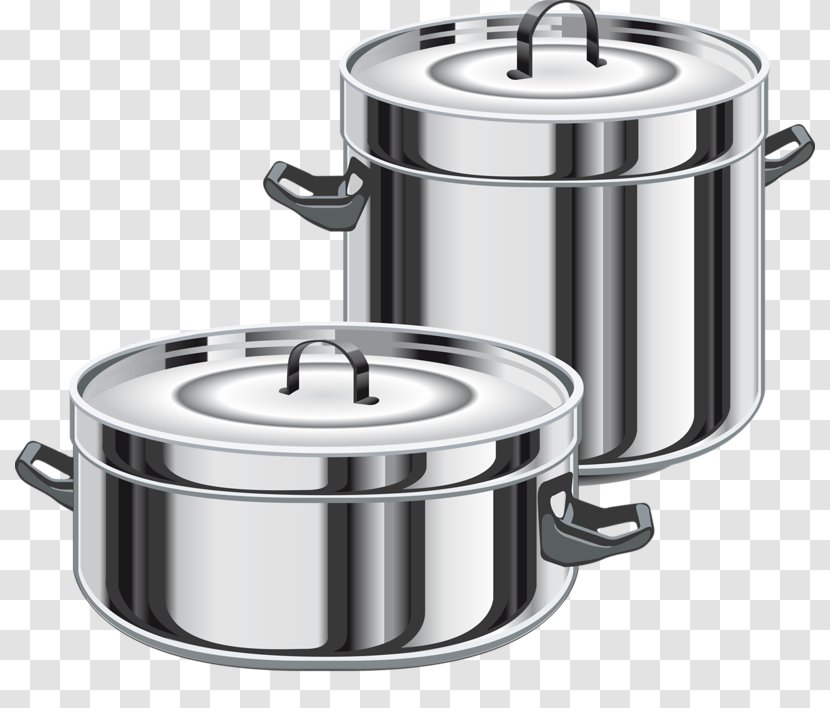 Cookware Stock Pots Clip Art - Lid - Utensils Transparent PNG