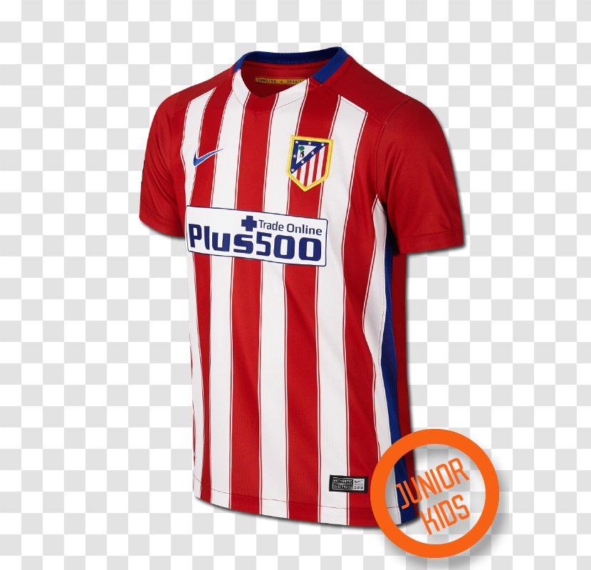 Atlético Madrid T-shirt 2015–16 La Liga 2016–17 Equipacion Karate - Clothing Transparent PNG