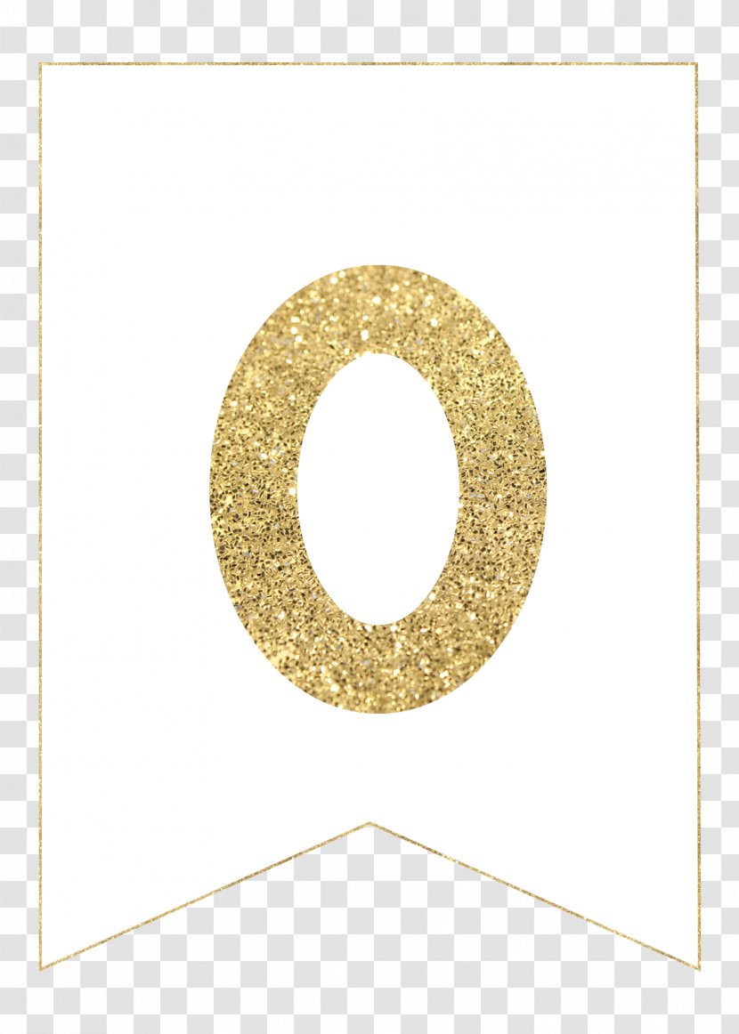 Paper Banner Letter Alphabet Gold - Symbol Transparent PNG