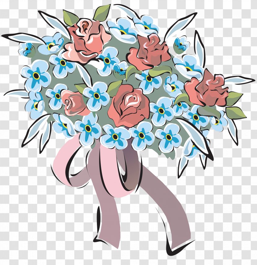 Floral Design Flower Bouquet Wedding Clip Art - Flora - Cloak Transparent PNG