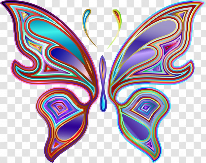 Butterfly Prism Desktop Wallpaper Clip Art - Color Transparent PNG