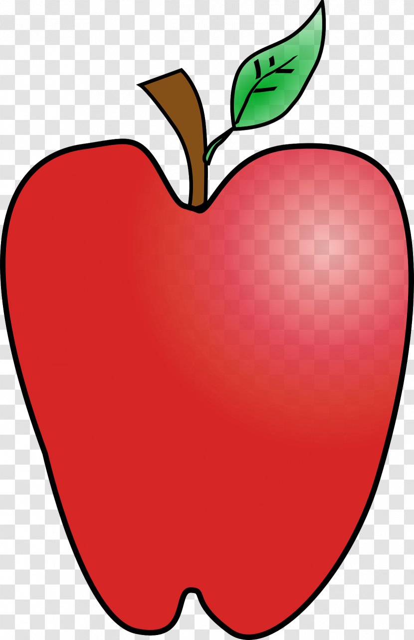 Drawing Apple Clip Art - Watercolor - Red Transparent PNG