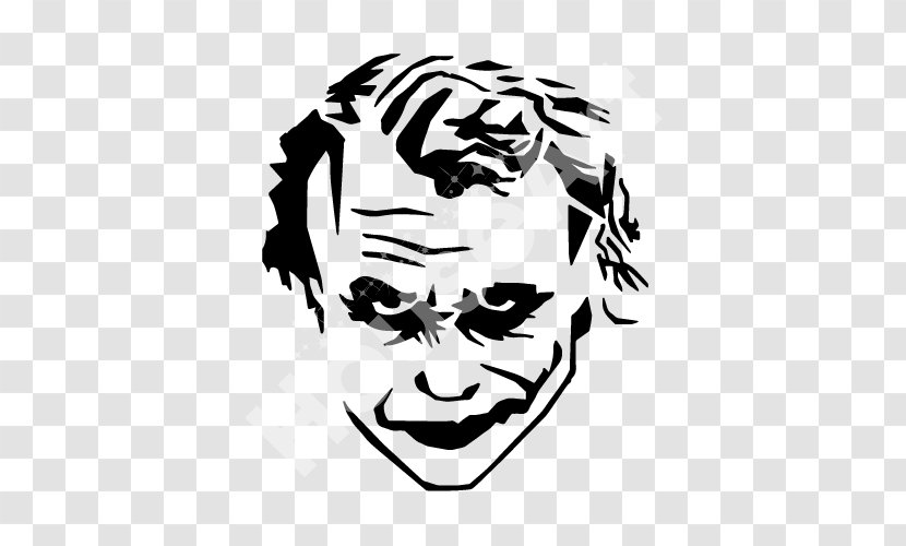 Harley Quinn Joker Batman Stencil Drawing - Tree Transparent PNG