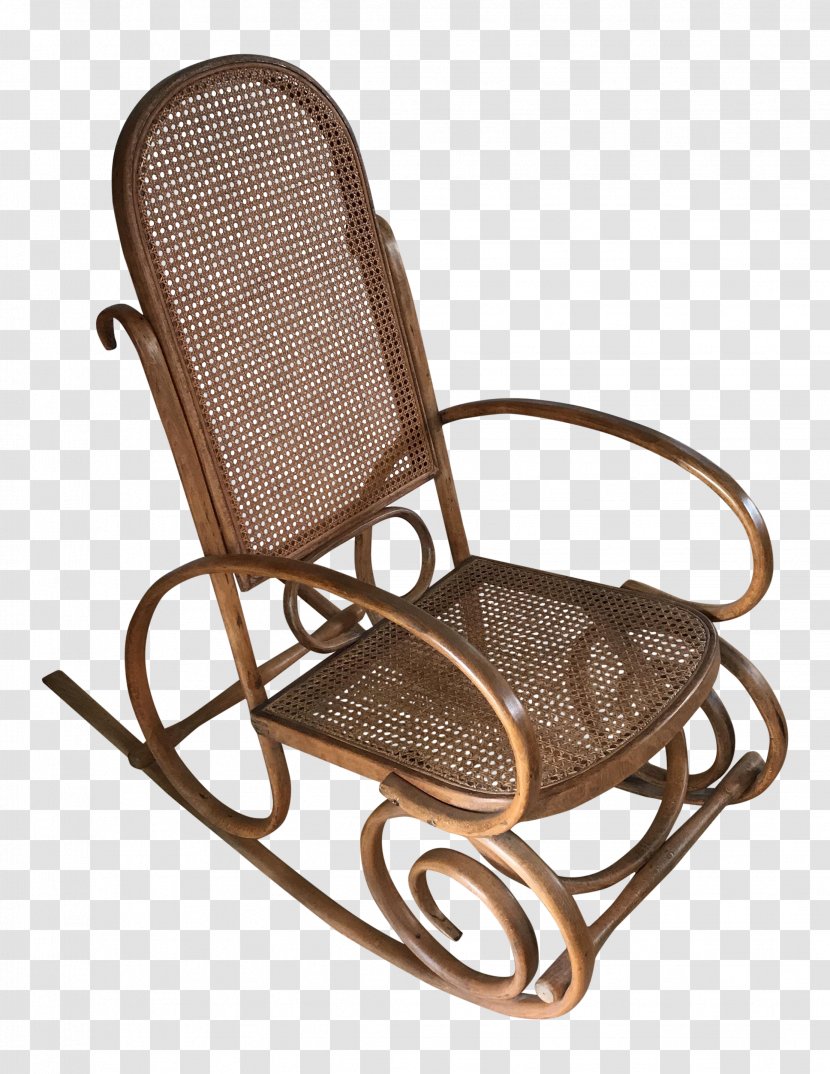 Rocking Chairs Bentwood Wing Chair Furniture - Technical Drawing Transparent PNG