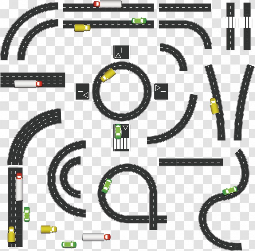 Euclidean Vector Road Curve - Tire - Design Transparent PNG