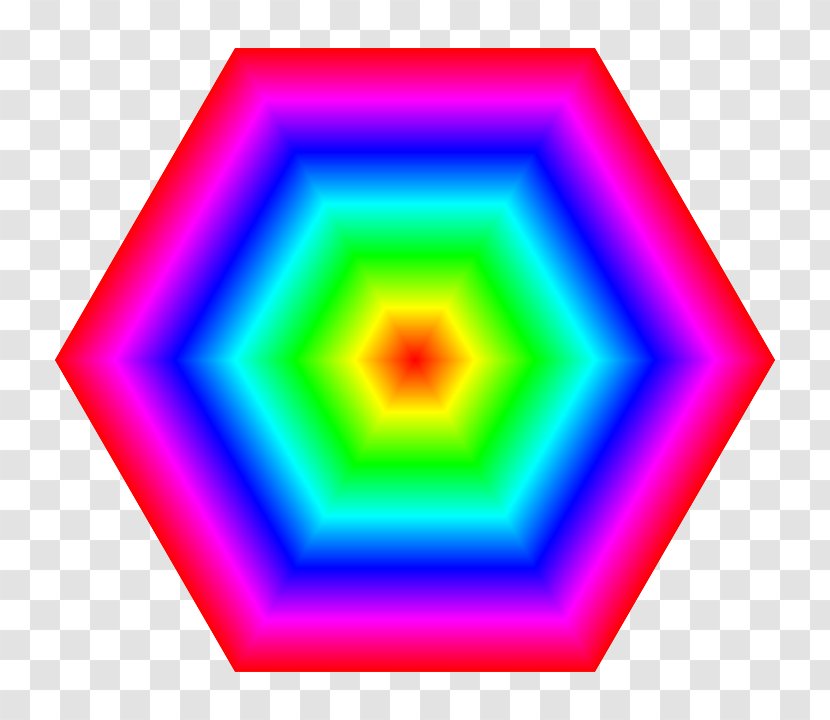 Hexagon Heptagon Pentagon Nonagon Angle - Cartoon - Colored Transparent PNG