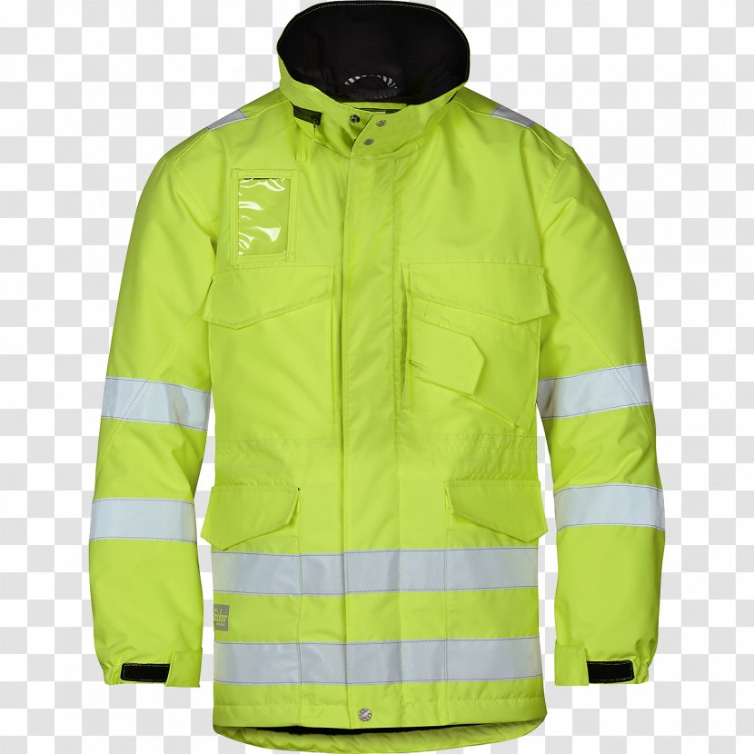 T-shirt High-visibility Clothing Jacket Workwear - Outerwear - Snickers Transparent PNG