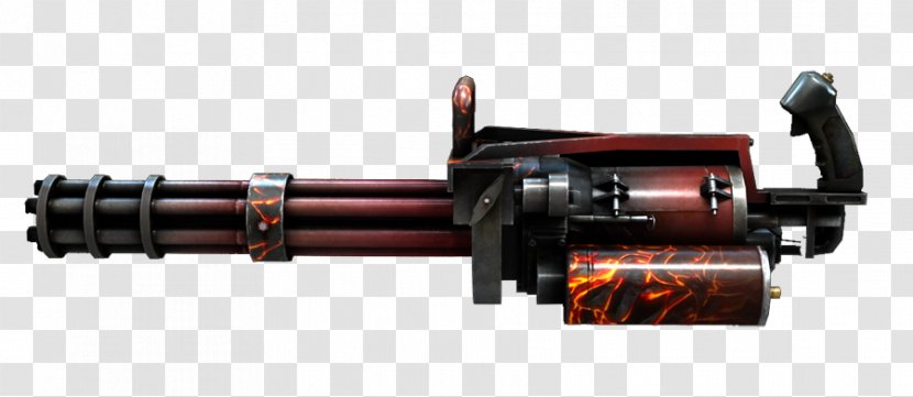 CrossFire Gatling Gun Machine Firearm - Weapon Transparent PNG