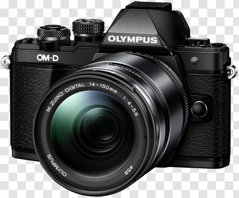 Olympus OM-D E-M10 Mark II E-M5 Mirrorless Interchangeable-lens Camera - Interchangeablelens - Body Transparent PNG