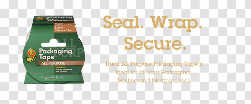 Adhesive Tape Duck Box-sealing Brand - Boxsealing - Corrugated Transparent PNG