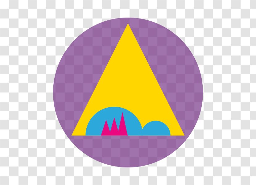 Logo Font Purple Triangle Transparent PNG