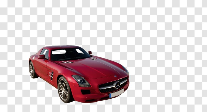 Mercedes-Benz SLS AMG Model Car Automotive Design - Exterior Transparent PNG