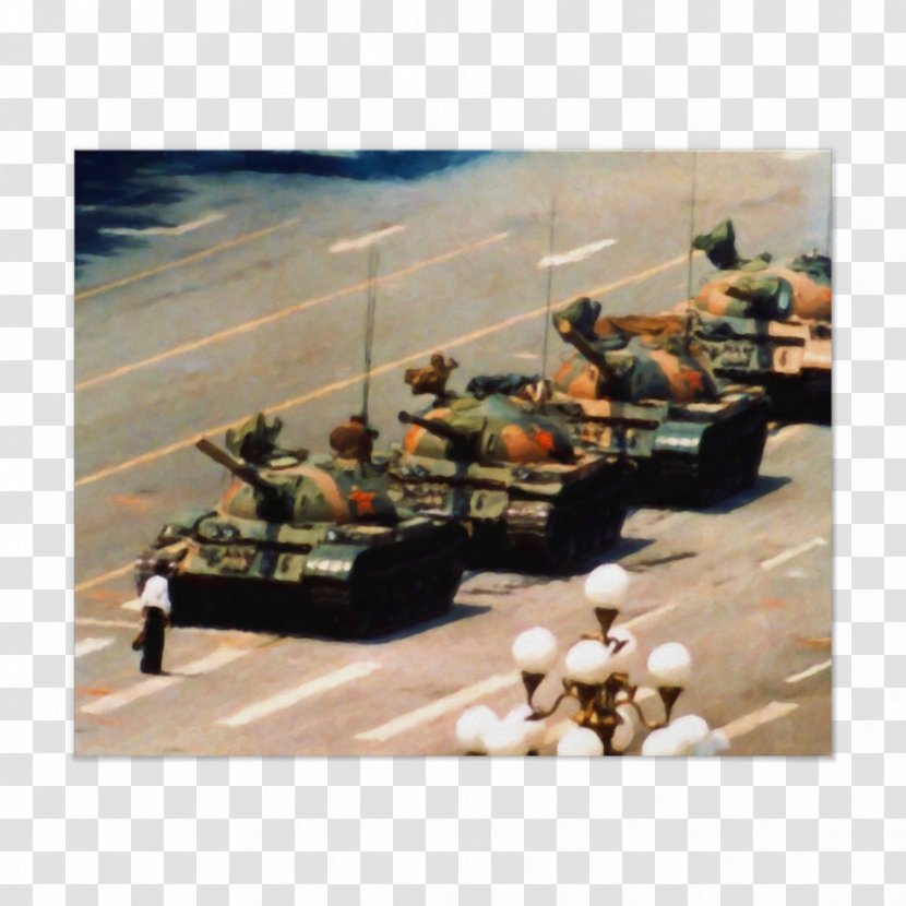 Tiananmen Square Protests Of 1989 Town - Tank Man Transparent PNG