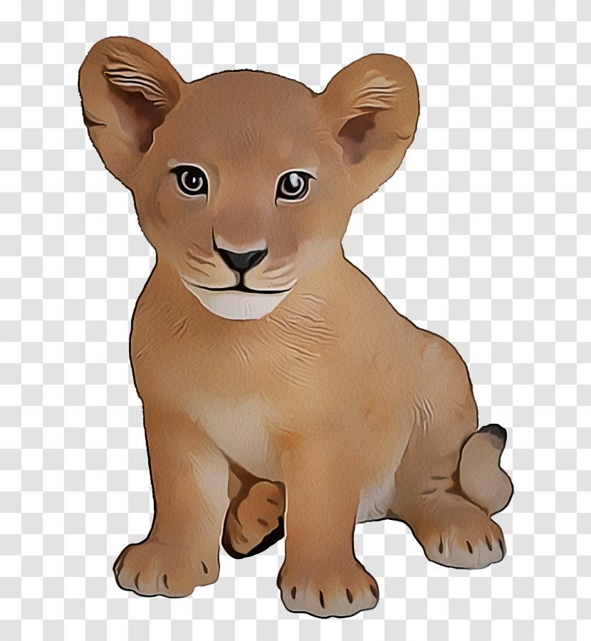 Animal Figure Wildlife Big Cats Terrestrial Lion - Snout Transparent PNG