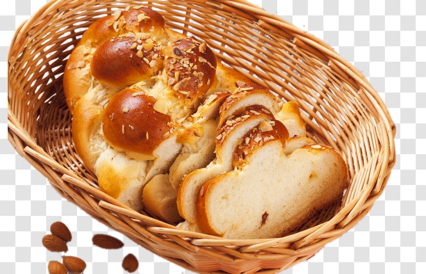 Cardamom Bread Swedish Cuisine Cinnamon Roll Tsoureki Challah - Basket Of Toast Transparent PNG