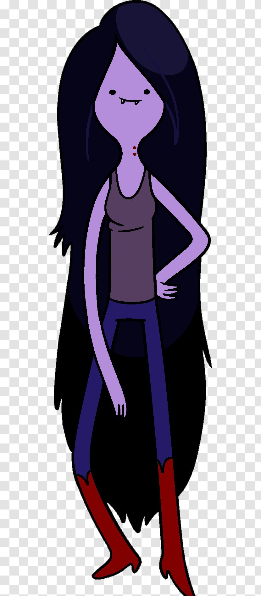 Marceline The Vampire Queen Finn Human Ice King Princess Bubblegum Character - Watercolor Transparent PNG