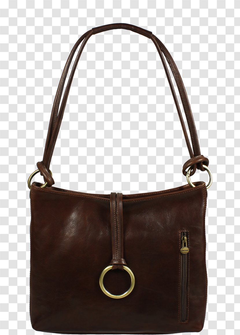 Hobo Bag Handbag Shoulder Brown Tote - Zipper Transparent PNG