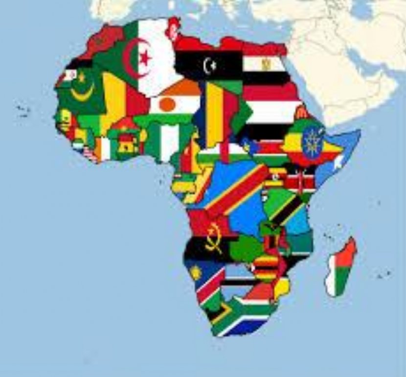 Uganda Nigeria Western Sahara Map Flag - Africa Transparent PNG