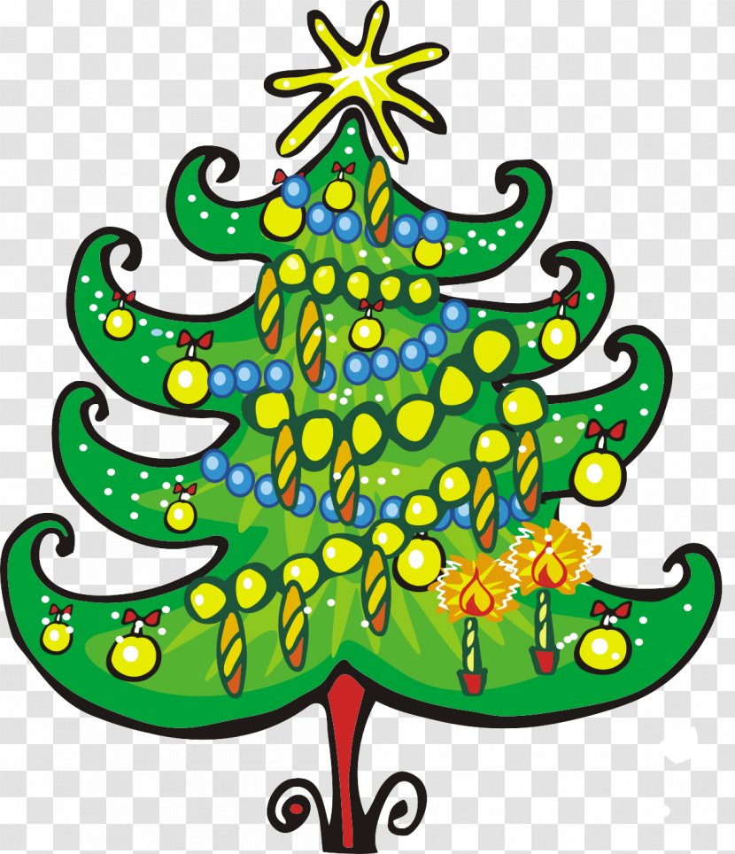 Christmas Tree Clip Art - Pine Family - Cartoon Transparent PNG