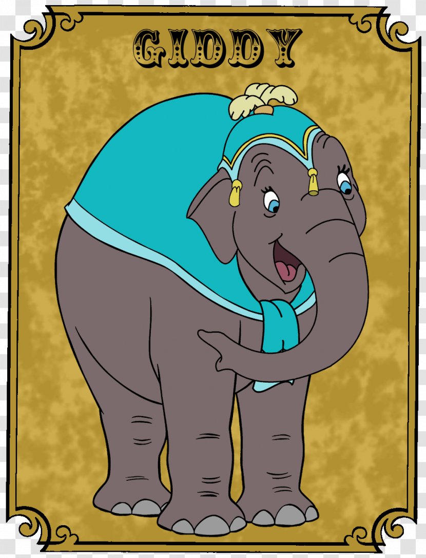 Elephant Prissy Mrs. Jumbo The Matriarch Film Timothy Q. Mouse - Indian - Circus Transparent PNG