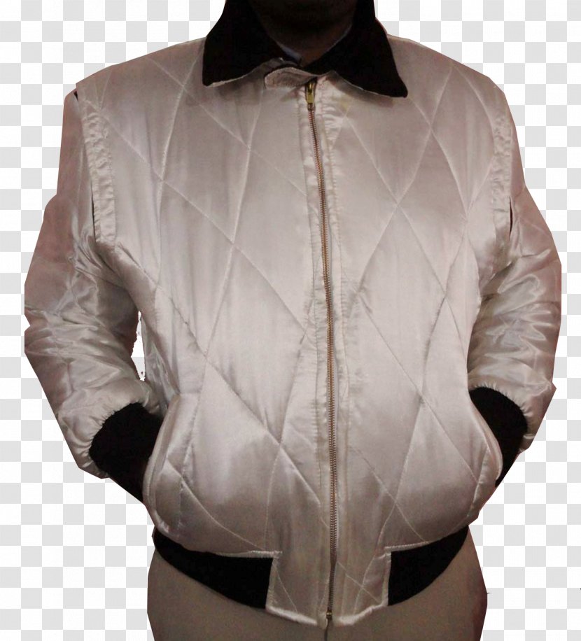 Leather Jacket Outerwear Sleeve Coat Transparent PNG