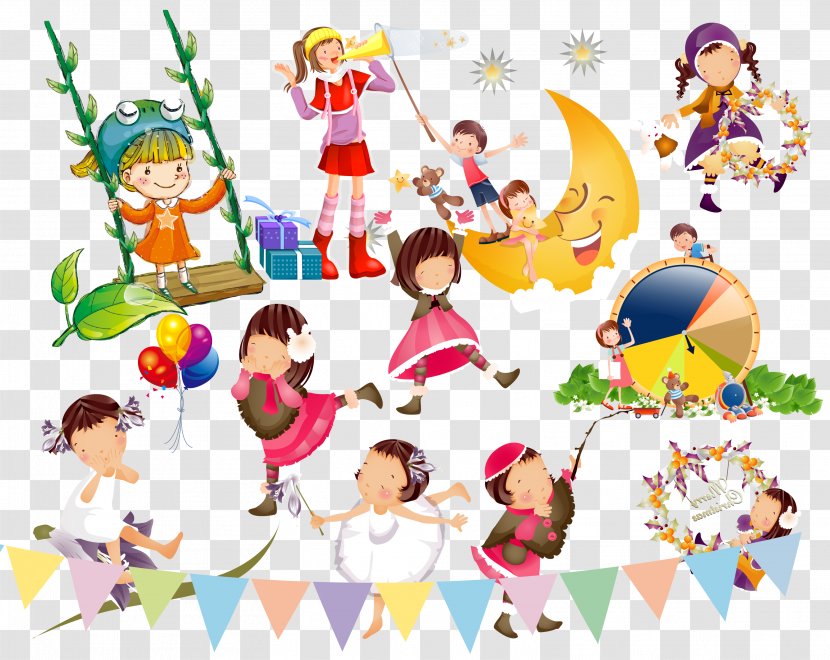 Dance Singing Clip Art - Heart - And Dancing Children Transparent PNG