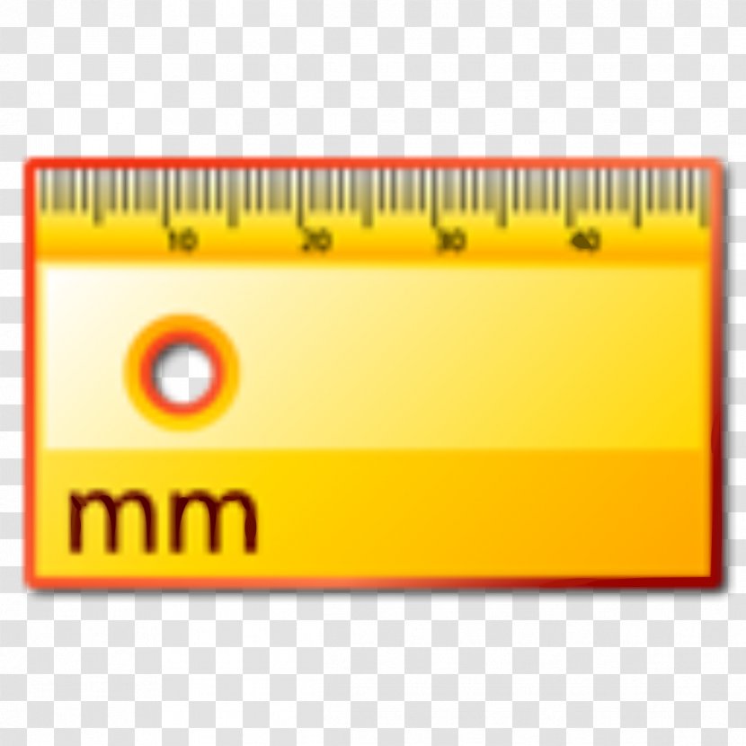 Measurement Nuvola Ruler - Icon Design Transparent PNG