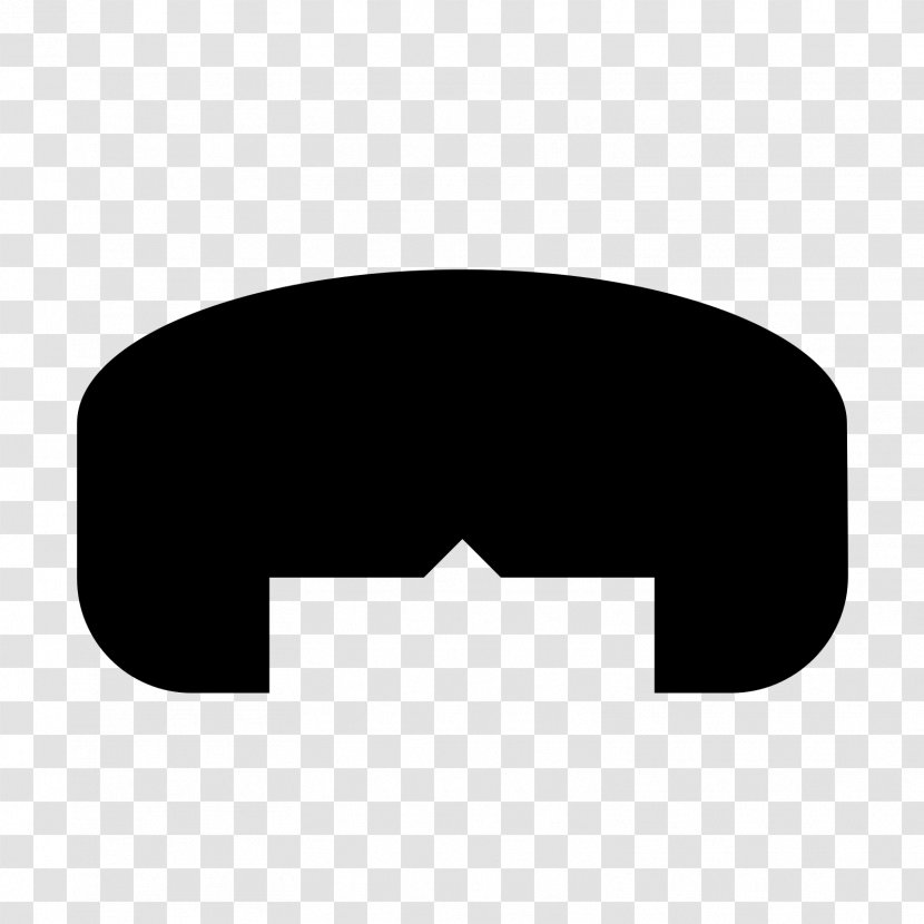 Walrus Moustache Font - Black Transparent PNG