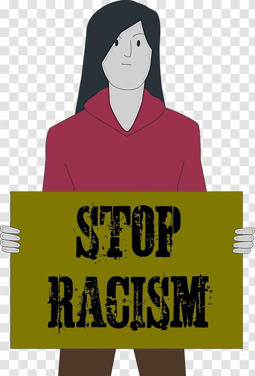 STOP RACISM Transparent PNG