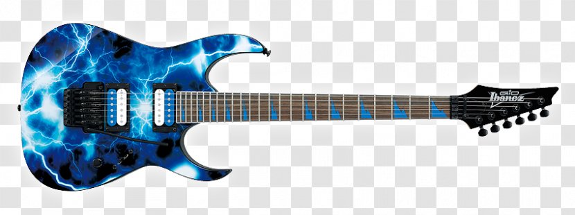 Ibanez RG JEM Electric Guitar - Pickup - Blue Transparent PNG